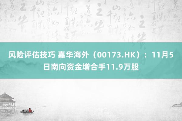 风险评估技巧 嘉华海外（00173.HK）：11月5日南向资金增合手11.9万股