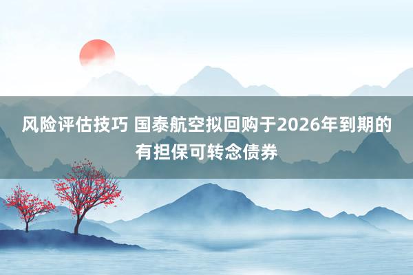 风险评估技巧 国泰航空拟回购于2026年到期的有担保可转念债券