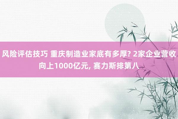 风险评估技巧 重庆制造业家底有多厚? 2家企业营收向上1000亿元, 赛力斯排第八