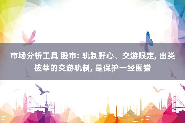 市场分析工具 股市: 轨制野心、交游限定, 出类拔萃的交游轨制, 是保护一经围猎