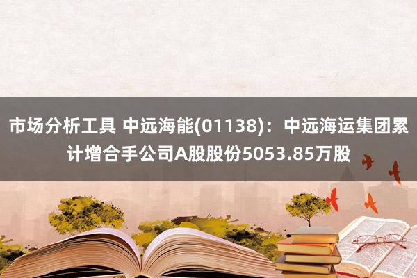 市场分析工具 中远海能(01138)：中远海运集团累计增合手公司A股股份5053.85万股