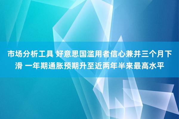 市场分析工具 好意思国滥用者信心兼并三个月下滑 一年期通胀预期升至近两年半来最高水平