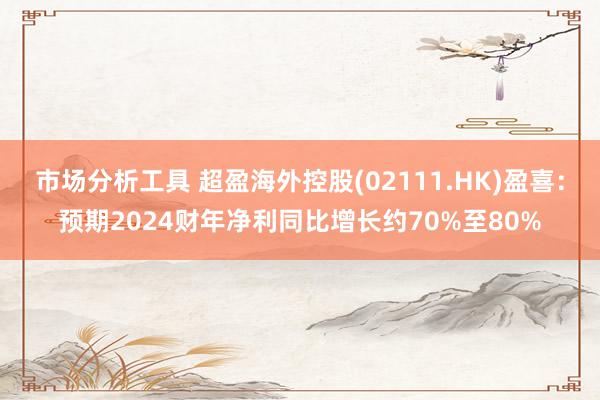 市场分析工具 超盈海外控股(02111.HK)盈喜：预期2024财年净利同比增长约70%至80%